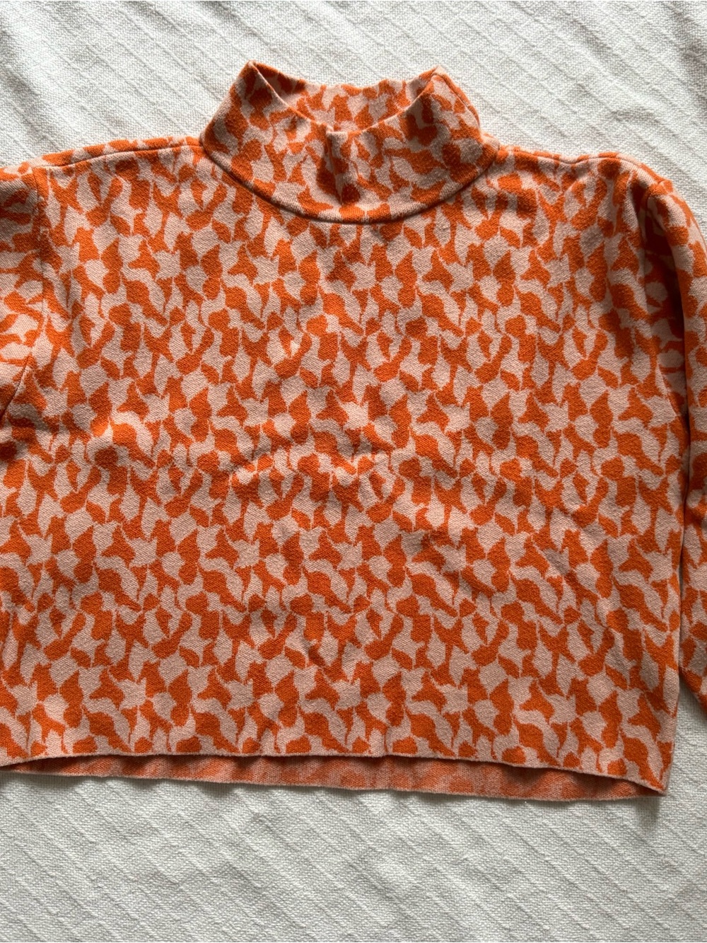 Maeve mockneck Crop Sweater